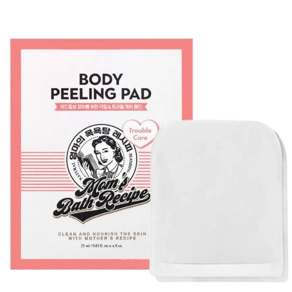 Mom's Bath Recipe Trouble Care Body Peeling Pad 1 pcs