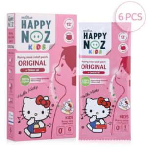Happy Noz Runny Nose Formula with Onion Oil – 6 Patch (For Kids) Hello Kitty
