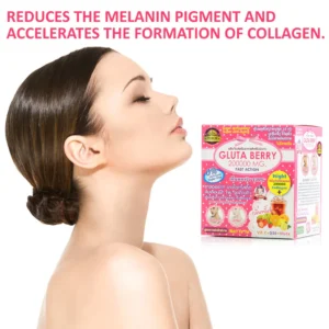 Gluta Berry 200,000mg Skin Whitening Antiaging Acne Wrinkle Reducing Powder Drink